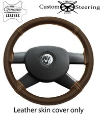 2 TONE BROWN LEATHER STEERING