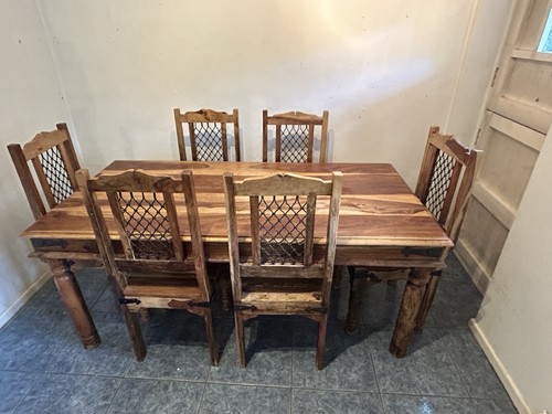 Indian sheesham wood dining - sheesham,