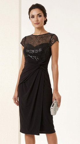 Lipsy black bodycon sequin - lipsy,