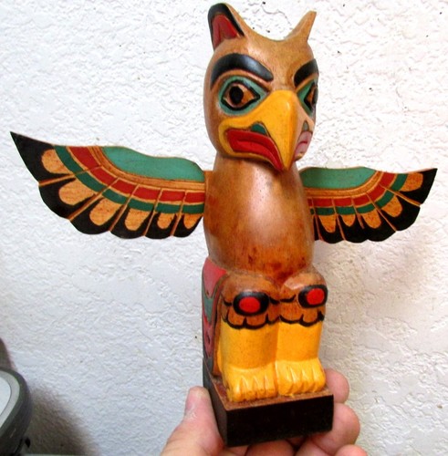 Tribal totem pole - pole, carved