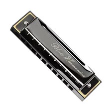 Mini 10 Hole Key of C Blues Harmonica French Harp Mouth Organ Phosphor Bronze