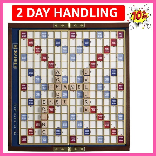 Scrabble deluxe travel edition - deluxe,