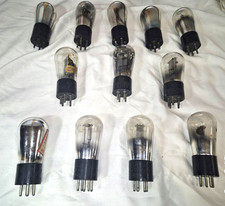 Lot vintage vacuum tubes - 12,