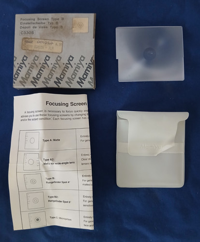 Mamiya c330 focusing screen - mamiya,
