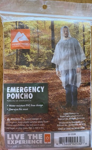 Rain poncho amusement water - -,