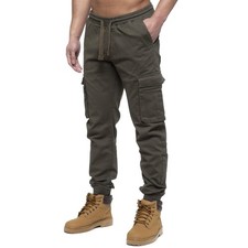 Enzo Mens Cargo Joggers