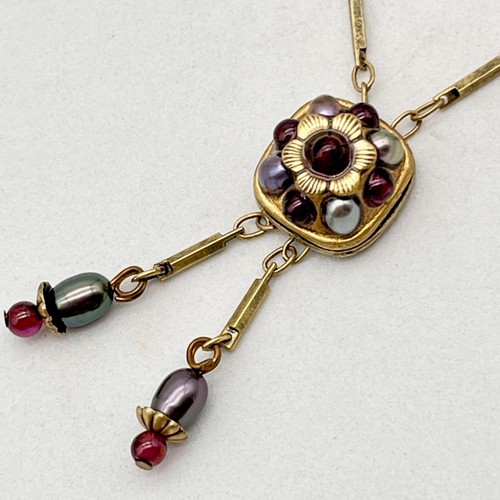 Aux lariat necklace victorian - necklace,