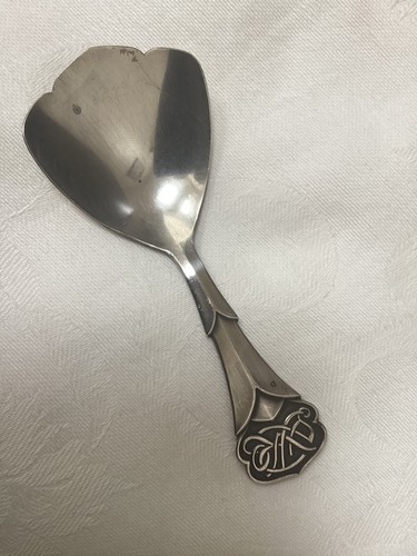 Silver plated tea caddy spoon - tea,