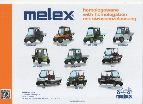 Melex range with homolagotion