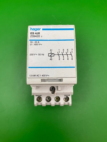 Hager es420 239420s 20a 400v - hager,
