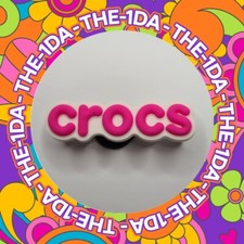 Super Cute Pink Crocs Badge -