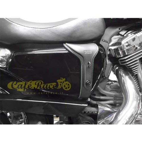 Leather oil tank - leather, cover