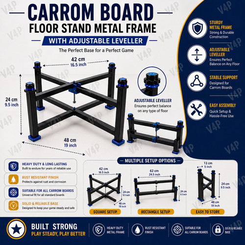 Gls carrom board floor stand - gls,