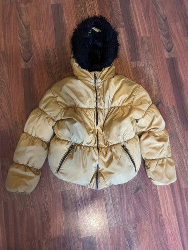 And girls puffer hooded - f,
