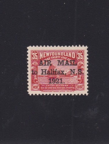 Newfoundland 1921 airmail - newfoundland,