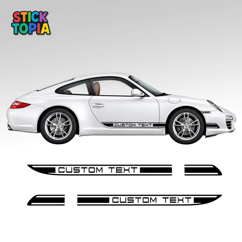 Porsche 911 997 side - 911, stripe