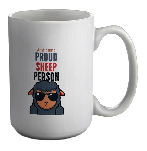 Personalised proud sheep - personalised,