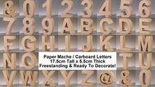3D Letters Paper Mache Signs