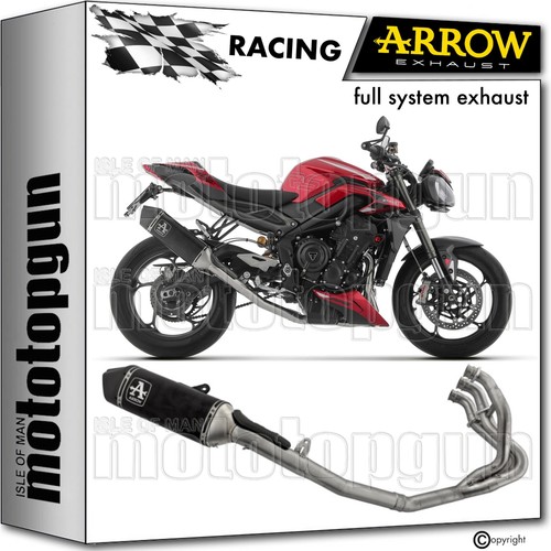 Full exhaust racing black - exhaust,