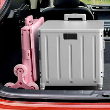 45L Labor-Saving Pull Courier Trolley Trailer Fold Shopping Trolley Grocery Cart