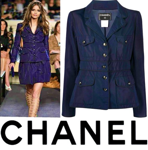 Chanel vintage 2007 blue - blue, tweed