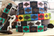 Gaucho Leather Dog Collar Polo