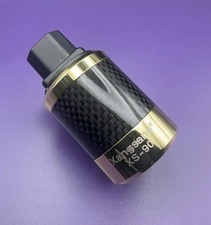 Xangsane XS-90 IEC C15 carbon fibre rhodium plated connector