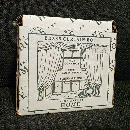 Vintage laura ashley brass - ashley,