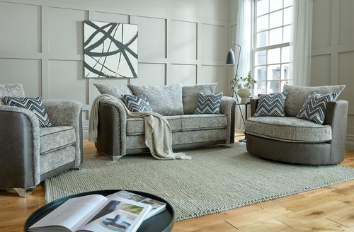Grey modern high - grey, fabric