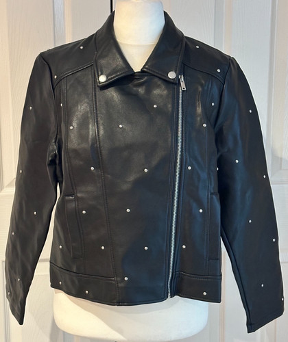Woman faux leather - tu, studded