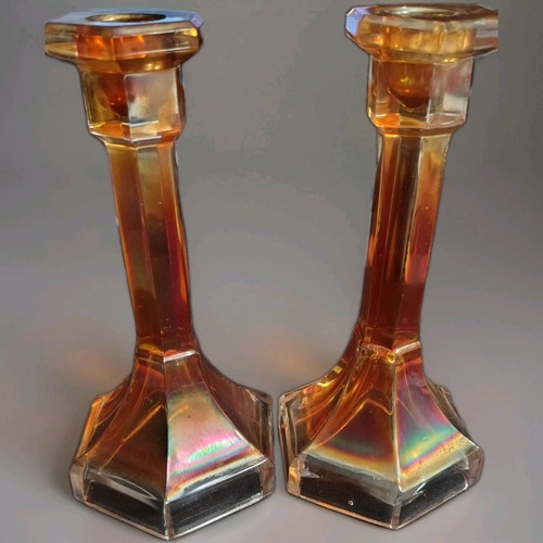 Vintage iridescent marigold - iridescent,