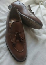 Mens Leather Tassel Loafers