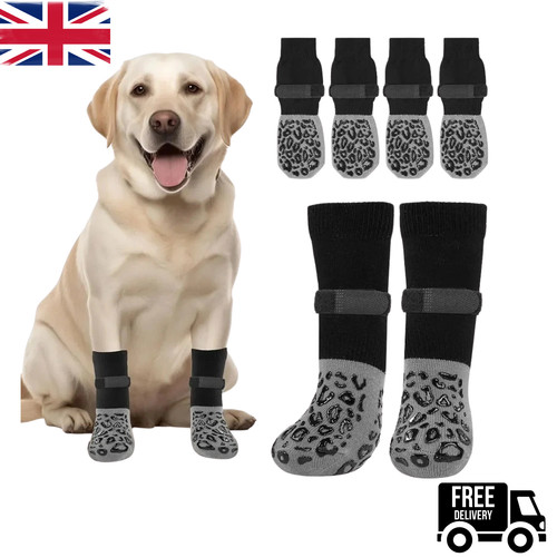 Pack anti slip dog socks - dog,