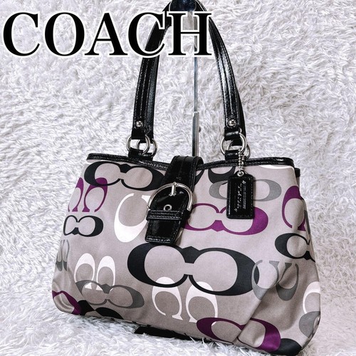 Coach tote bag - tote, gray