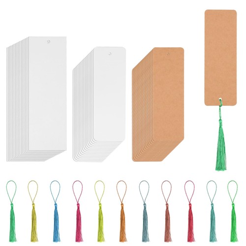 Pcs blank bookmarks set 6 - pcs,