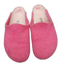 BIRKENSTOCK AMSTERDAM WOOL MULES  FLAT LADIES WOMENS FOOTBED SHOES PINK S4.5  37