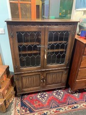 Jaycee Oak Display Cabinet