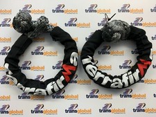 11mm Synthetic Soft Off Road Recovery Shackle 9000Kg Load x2 Terrafirma TF3310
