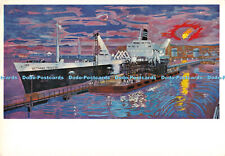 D032215 Methane Princess. One of the liquid methane tankers loading at Arzew. Al