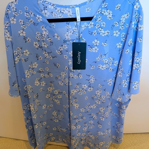 Anyally women blue floral - blue,