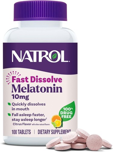 Natrol fast dissolve melatonin - natrol,