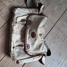 Barbour Leather And Canvas Trout Fishing Bag