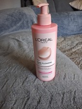 L'Oreal Paris Fine Flowers Cleansing Milk Lotion for Dry Sensitive Skin 400ML