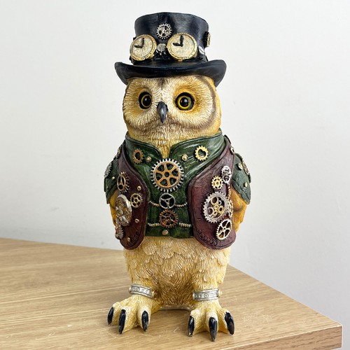 Owl ornament steampunk - ornament,