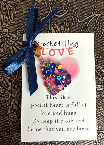 Pretty blue pink floral - blue,,