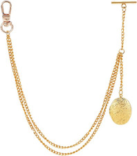 9.44 Inch Golden Watch Chain