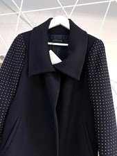 A328 ZARA COAT NAVY BLUE