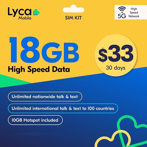 Lycamobile prepaid sim card - lycamobile,