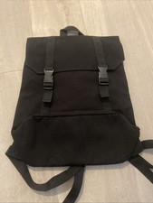 ASOS CANVAS RUCKSACK Unused Black Backpack