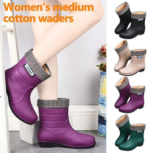 Warm ladies waterproof rubber - warm,